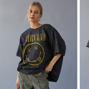 Urban Outfitters x Nirvana Destroyed T-shirt Dress